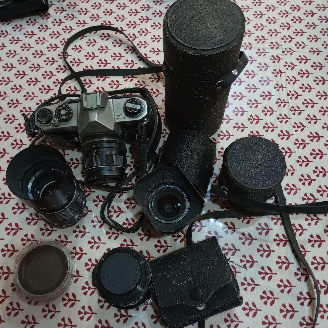 pentax spotmatic　ペンタックス　フィルムカメラ　レンズ7つ付き