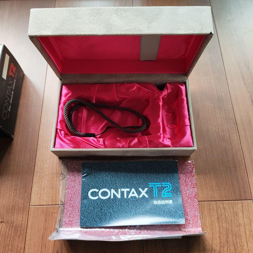 CONTAX T2 箱のみ　マニュアル　本体なし　コンタックス