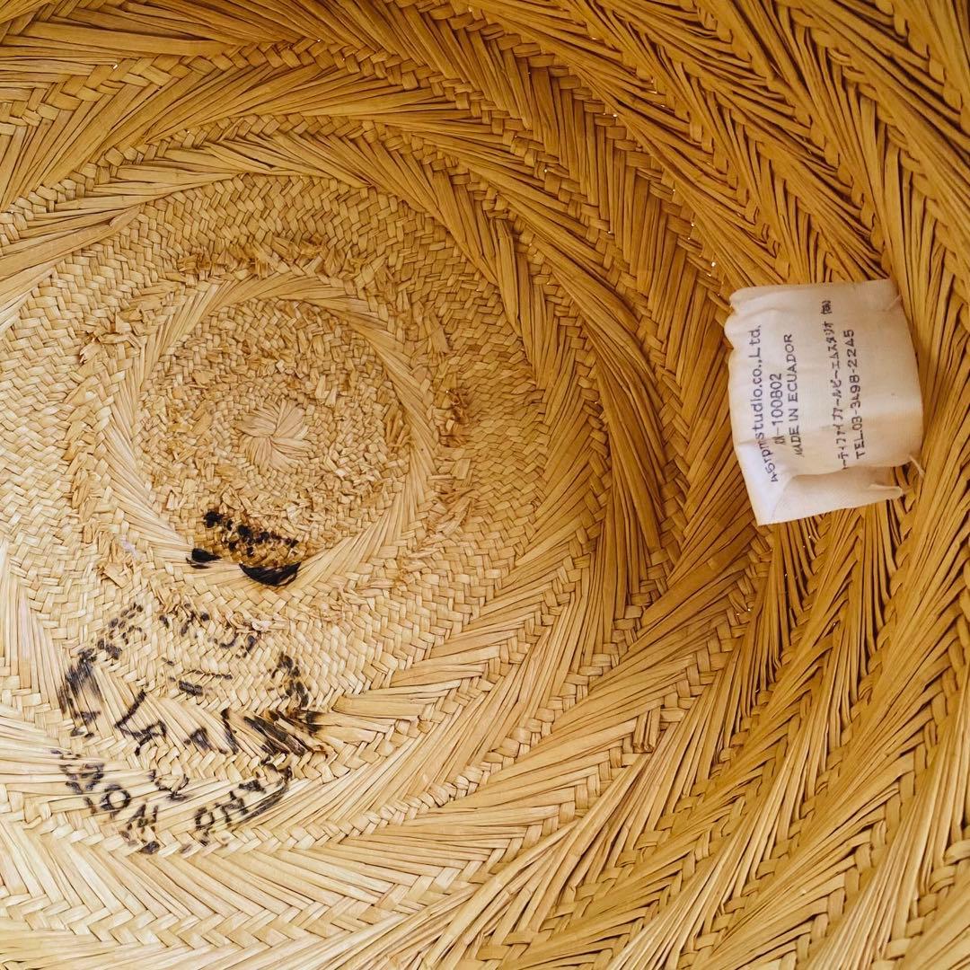 45R 45rpm パナマハット 麦わら帽子 エクアドル製