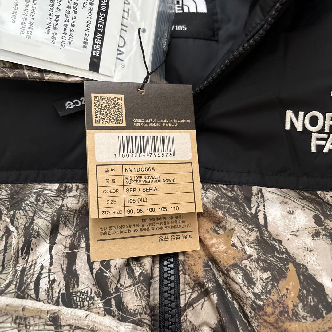新品未使用　ノースフェイス　ホワイトレーベル　ダウンベスト