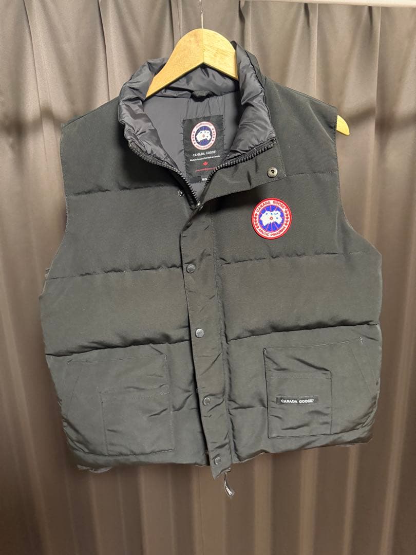   ブラック ダウンベスト M