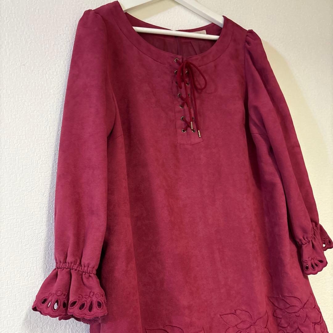 【極美品】Rose Tiara ローズティアラ　刺繍チュニック＊ワンピース46