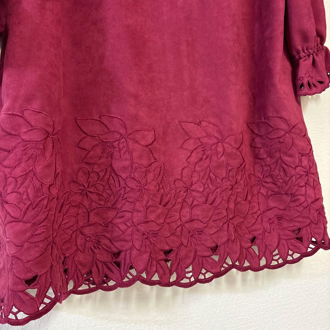 【極美品】Rose Tiara ローズティアラ　刺繍チュニック＊ワンピース46