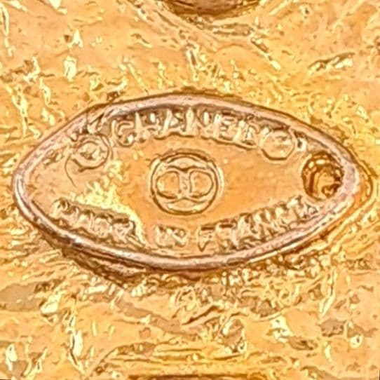 シャネル ネックレストップ ラインストーン ココマーク ゴールド美品