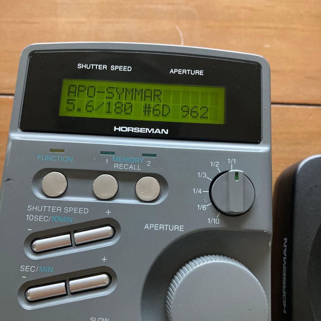 HORSEMAN iss G2 デジタル制御シャッターシステム 大判フィルム