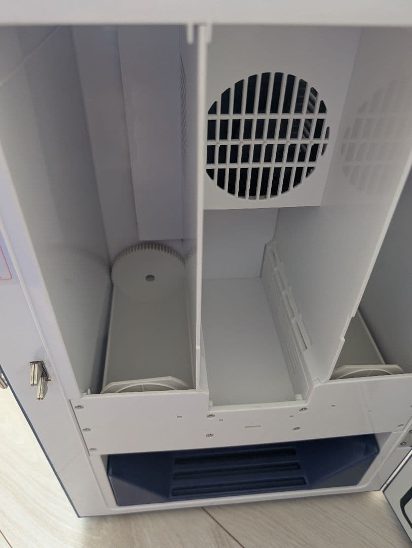 マサオコーポレーション 自販機型 保冷庫 青色 鍵付き 不動品