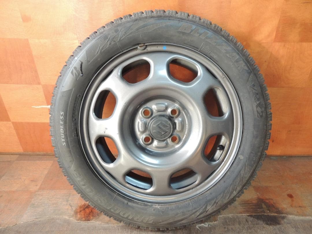 A35　165/60R15　ブリヂストン　スタッドレス　1本　ハスラー　サビ有り