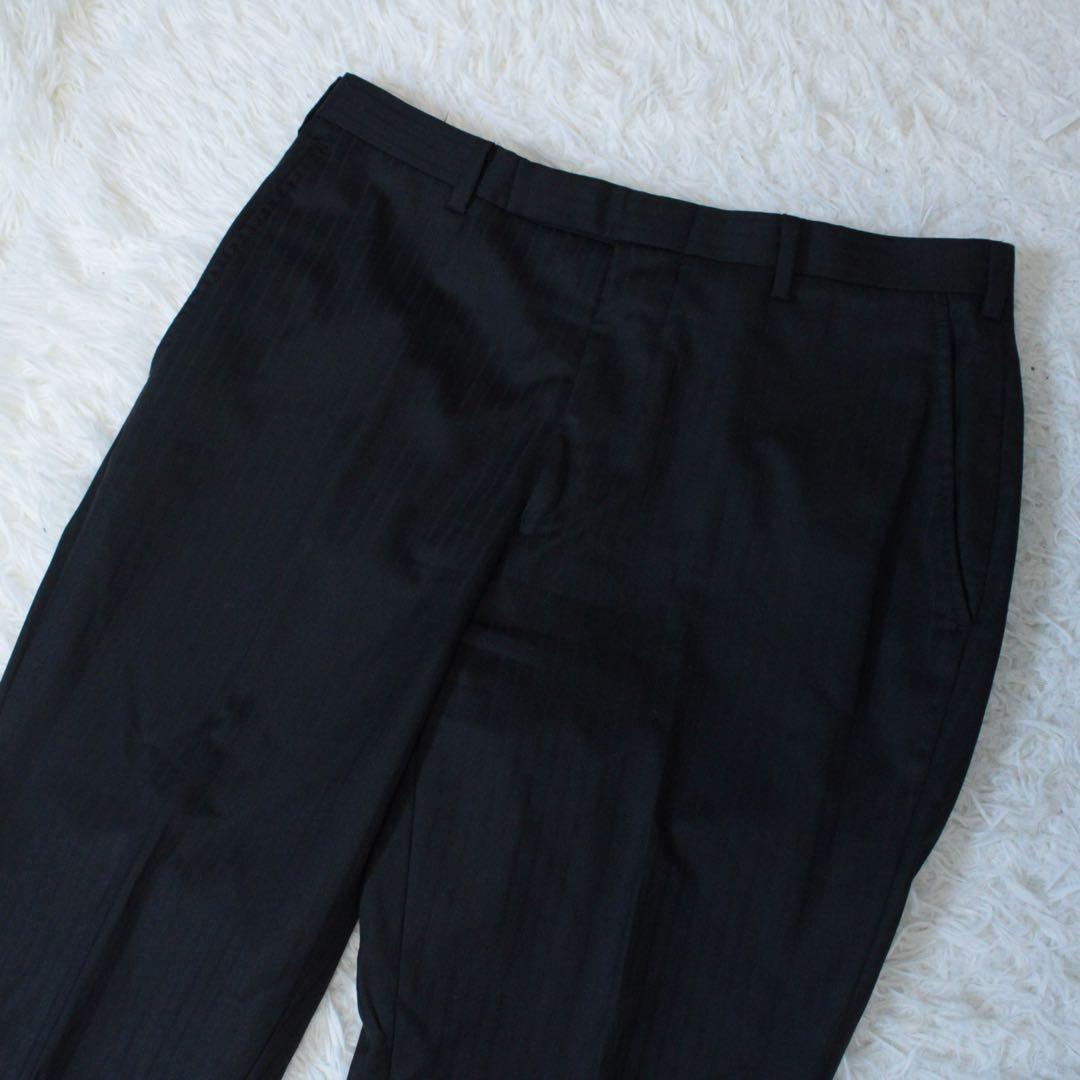 ブラックレーベルクレストブリッジ 3ピース セットアップスーツ ストライプ 38