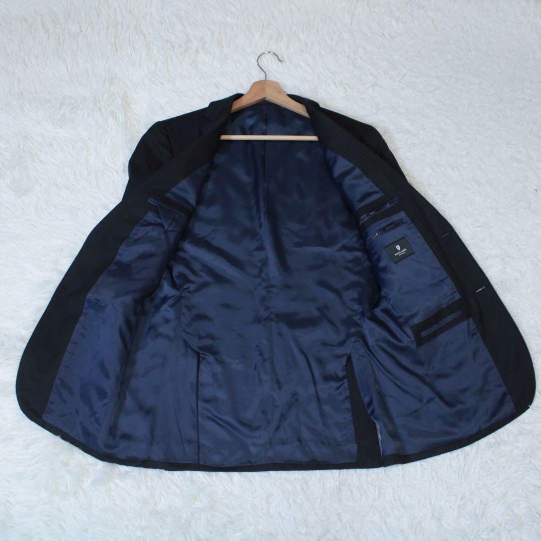 ブラックレーベルクレストブリッジ 3ピース セットアップスーツ ストライプ 38