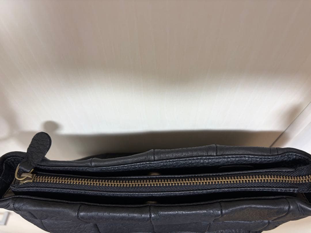 ももこ様用　IBIZAイビサ　ブラックレザーショルダーバッグ　未使用