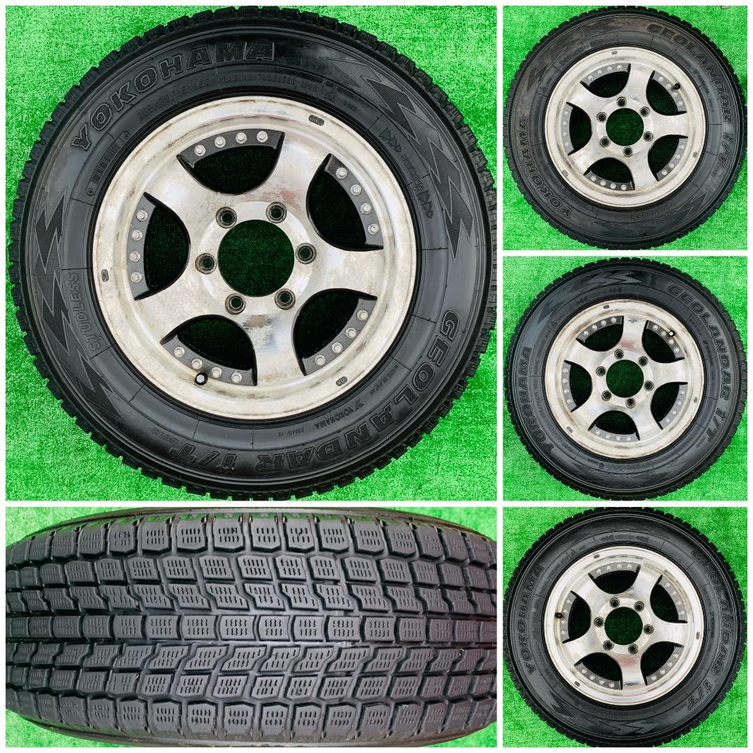 中古品 アルミ ホイール◆15インチ◆205/70R15◆06年 スタッドレス