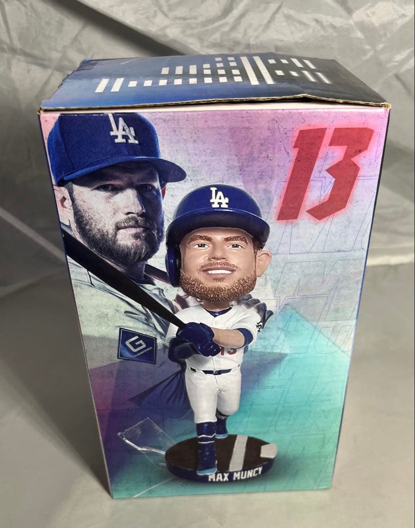 ドジャース　マックス・マンシー　ボブルヘッド　ドジャースタジアム限定