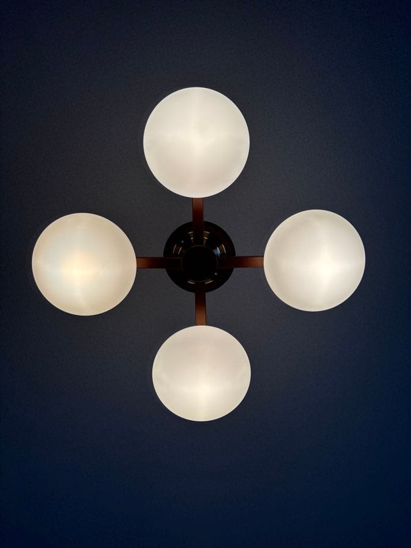 National ウッドシャンデリア　ミッドセンチュリー　ドムス風