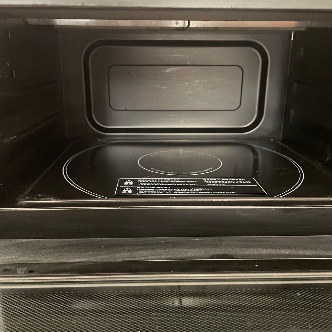 ジャンク品　BALMUDA ブラック オーブンレンジ