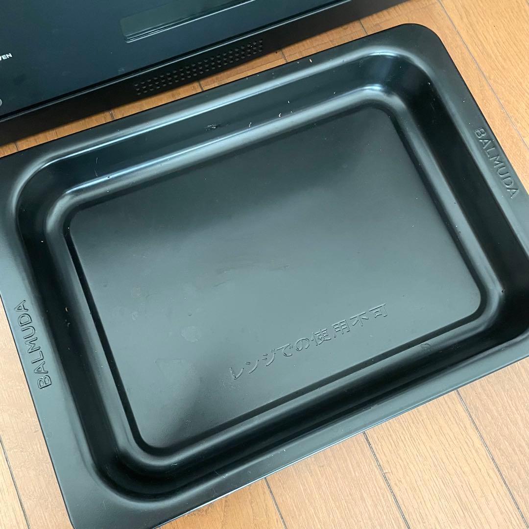 ジャンク品　BALMUDA ブラック オーブンレンジ