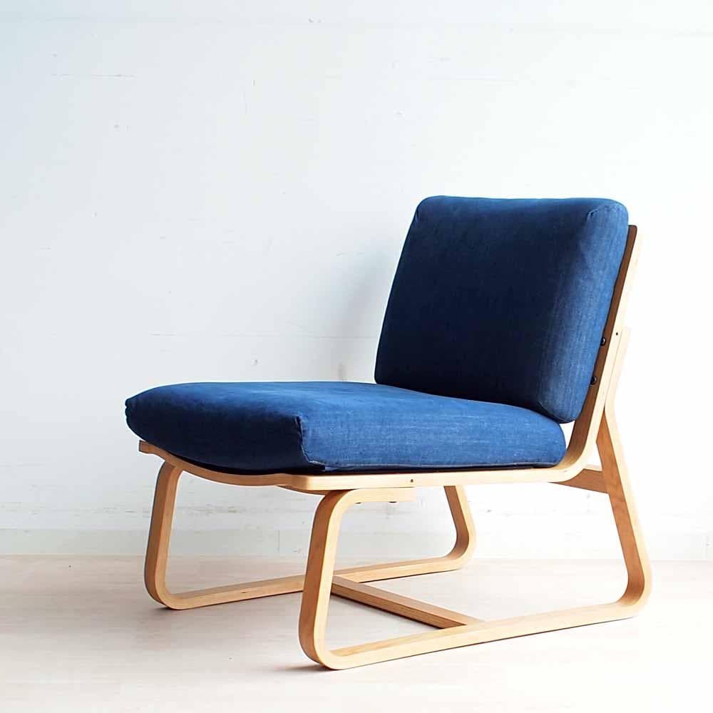 無印良品/MUJI ソファチェア デニム B ZR24191