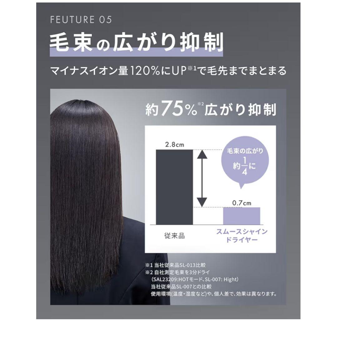 SALONIA スムースシャイン ドライヤー　ヘアドライヤー　中古品