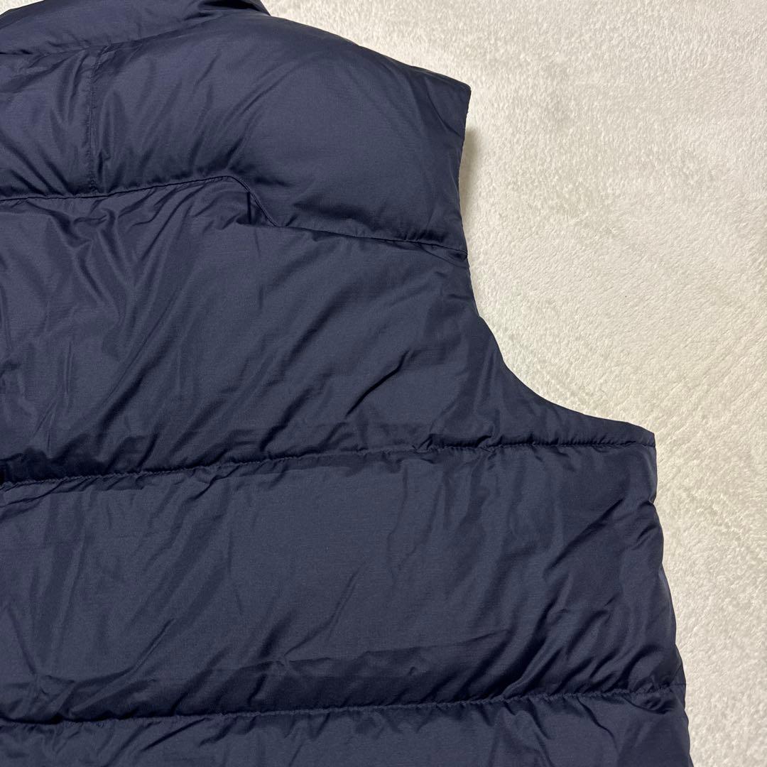 極美品 ポロラルフローレン ダウンベスト XXL 肉厚 ネイビー ダブルジップ