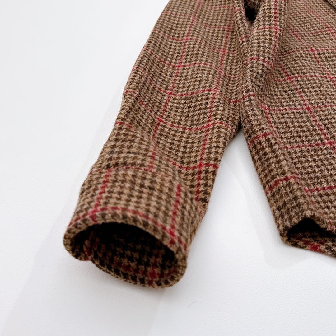 復刻現行✨ポロバイラルフローレン ウール ジャケット 千鳥格子 エルボーパッチ