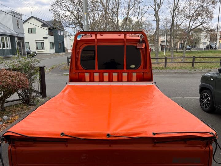軽トラックジャンボ用、特注荷台シート