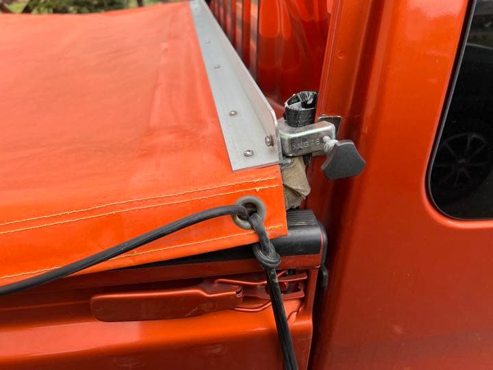 軽トラックジャンボ用、特注荷台シート