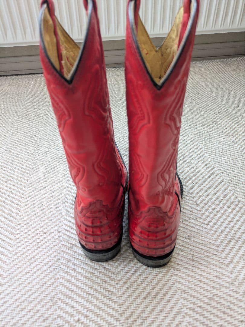 希少 HACIENDA ウエスタンブーツ 6EE 送料無料