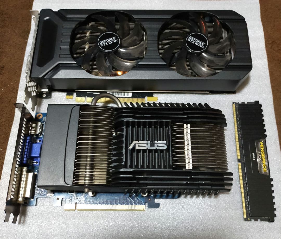 ※ジャンク PCパーツ3点 GPU メモリー