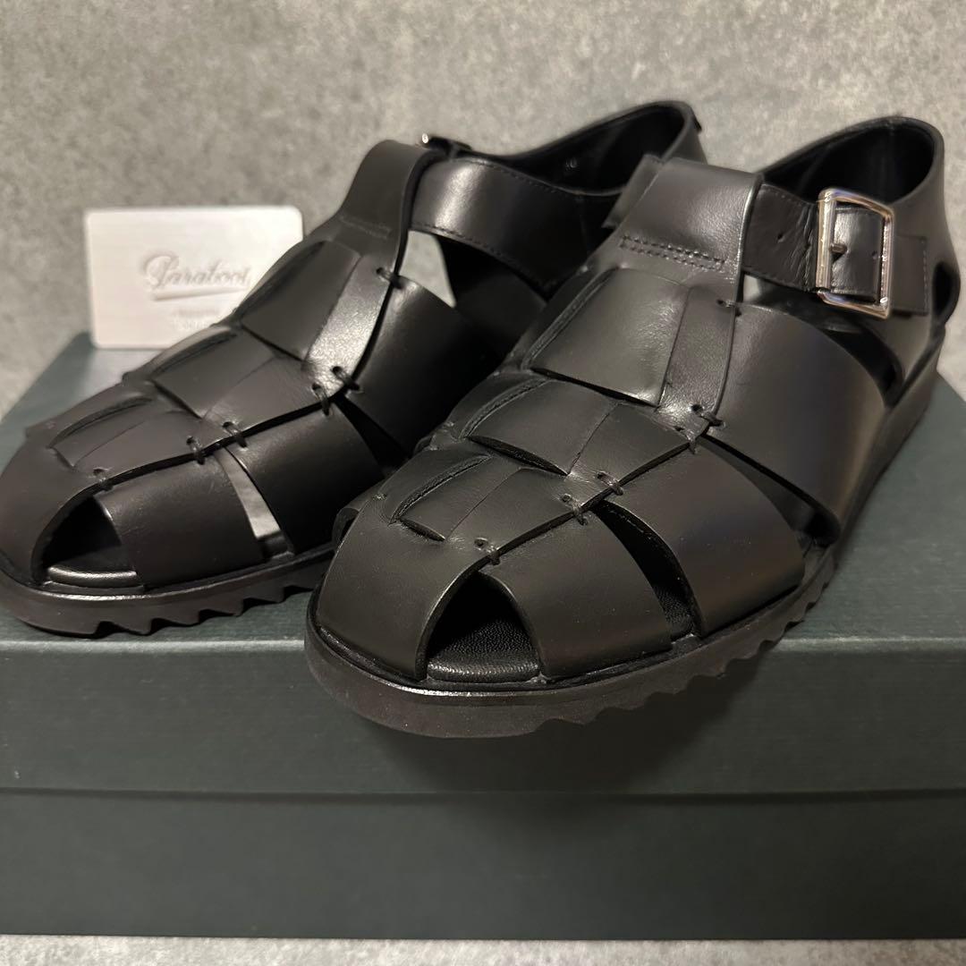 美品　パラブーツ　パシフィック　グルカサンダル　ブラック　39