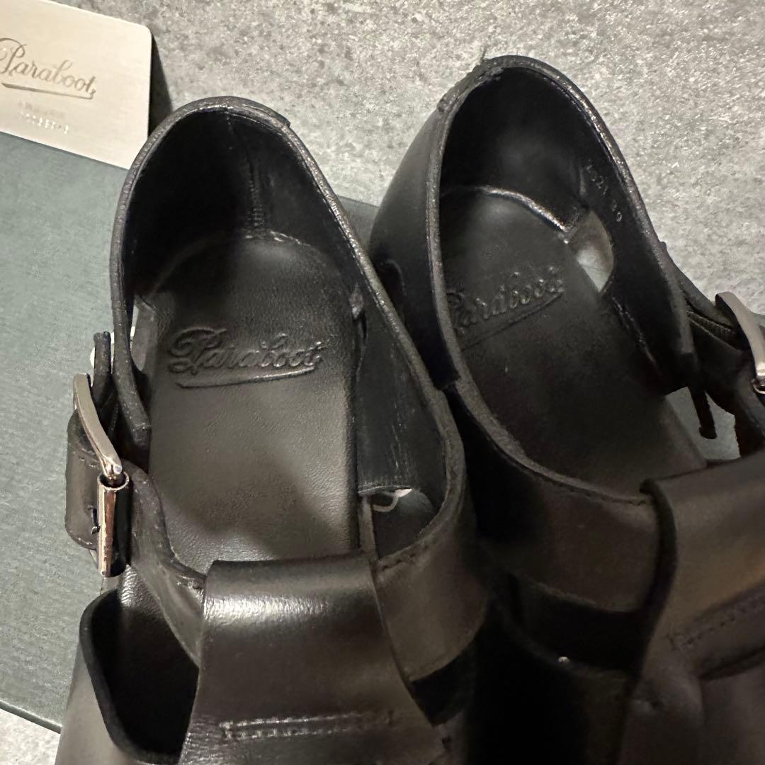 美品　パラブーツ　パシフィック　グルカサンダル　ブラック　39