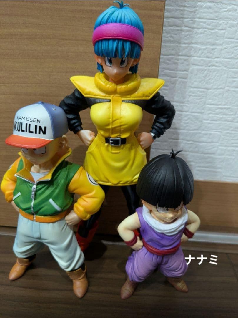 ドラゴンボール ブルマ クリリン 孫悟飯　ナメック星初期登場服　一番くじ　MSP