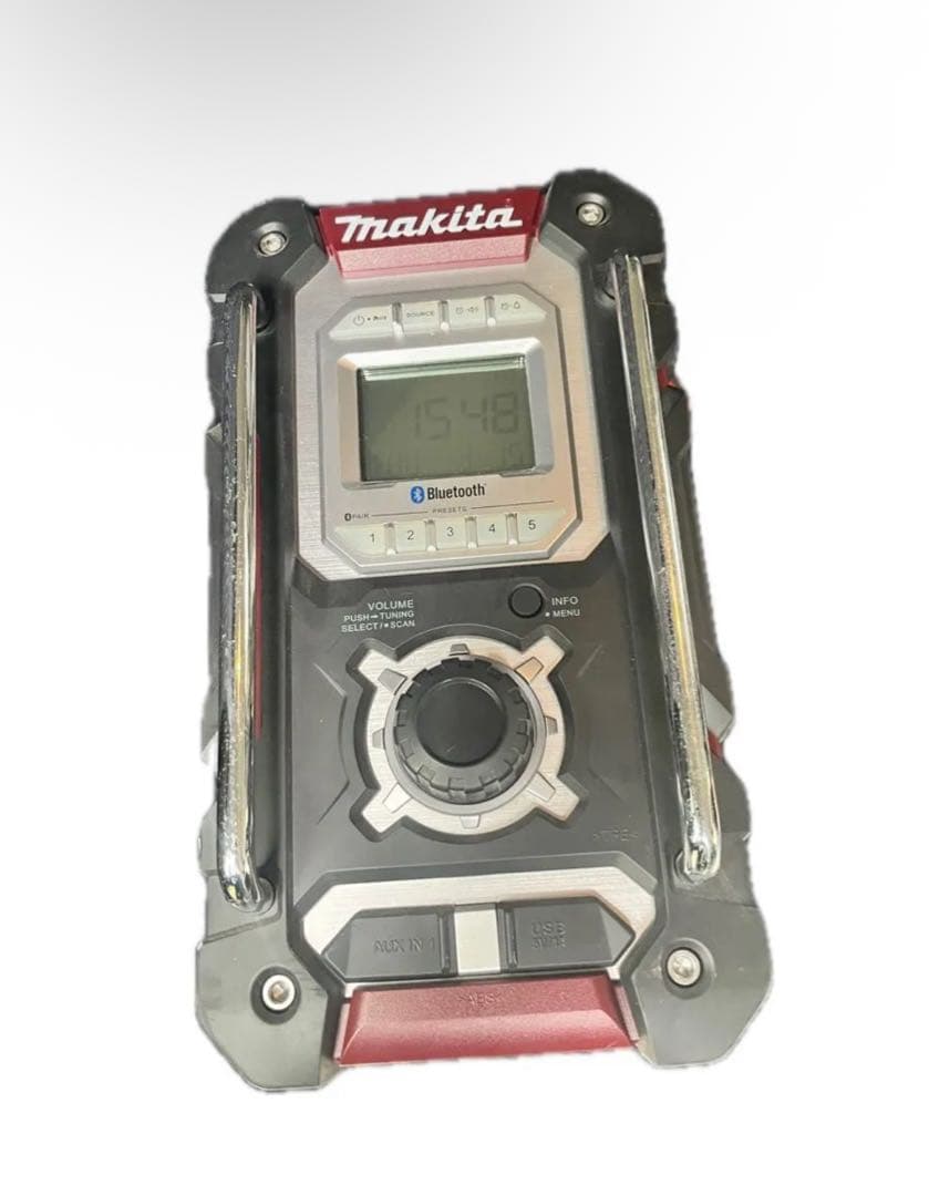 MAKITA 充電式ラジオ MR108 赤