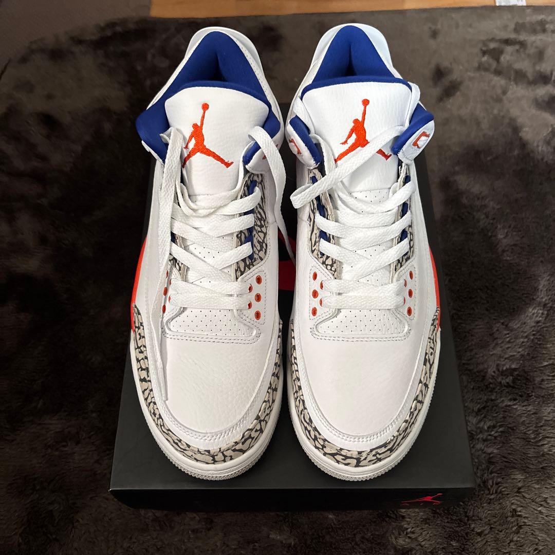 エアジョーダン3 ホワイト/オレンジ/ブルー