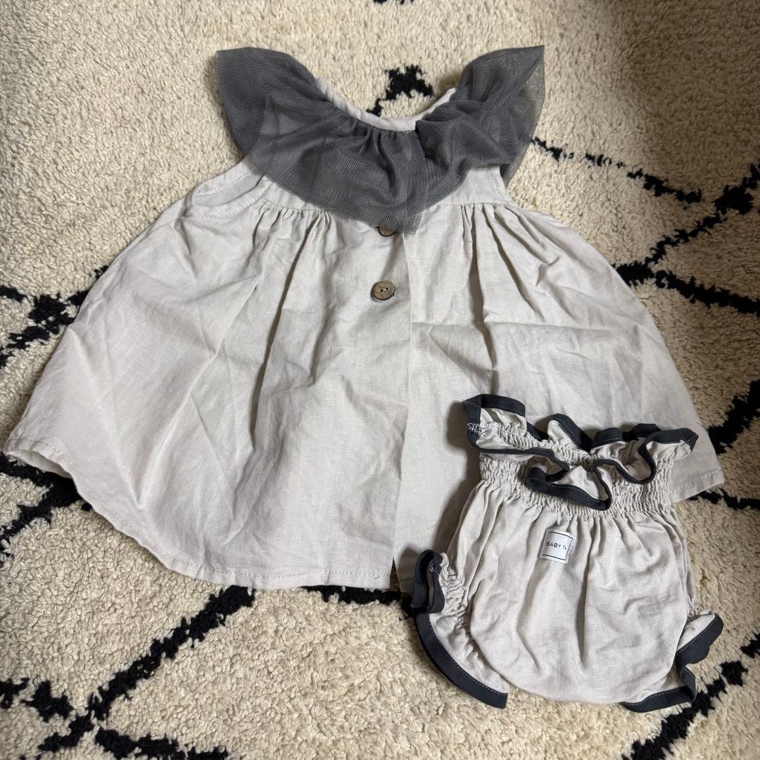 BABY TRIANA トップスとブルマ　12-24m バースデー衣装