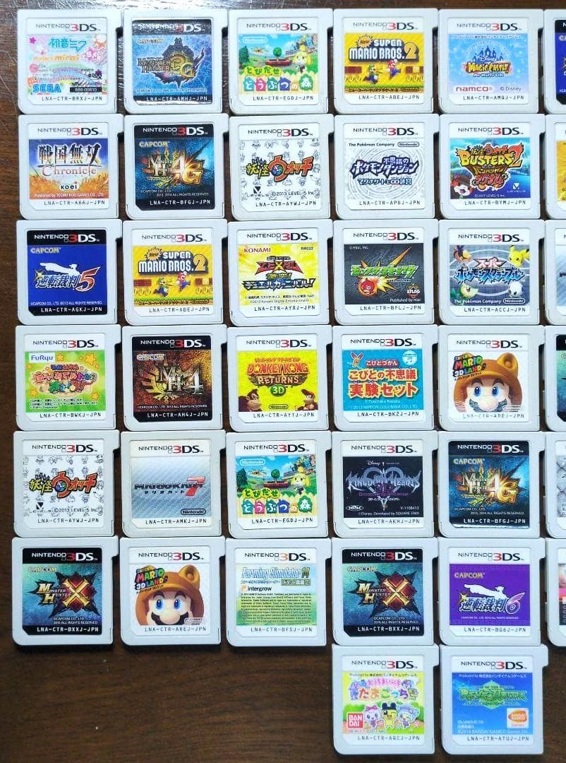 【ソフト単品】3DSソフト　50点セット　まとめ売り⑤　動作確認済み