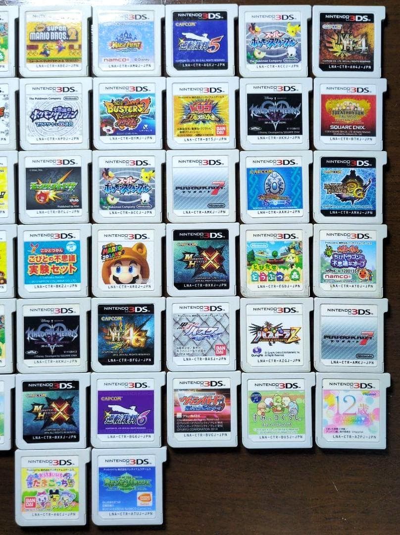 【ソフト単品】3DSソフト　50点セット　まとめ売り⑤　動作確認済み