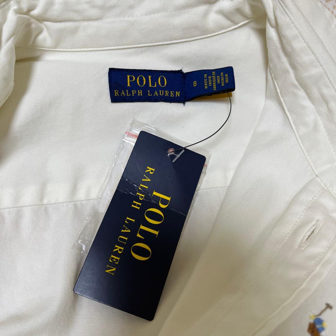 新品・未使用Polo Ralph Lauren ホワイトシャツワンピース