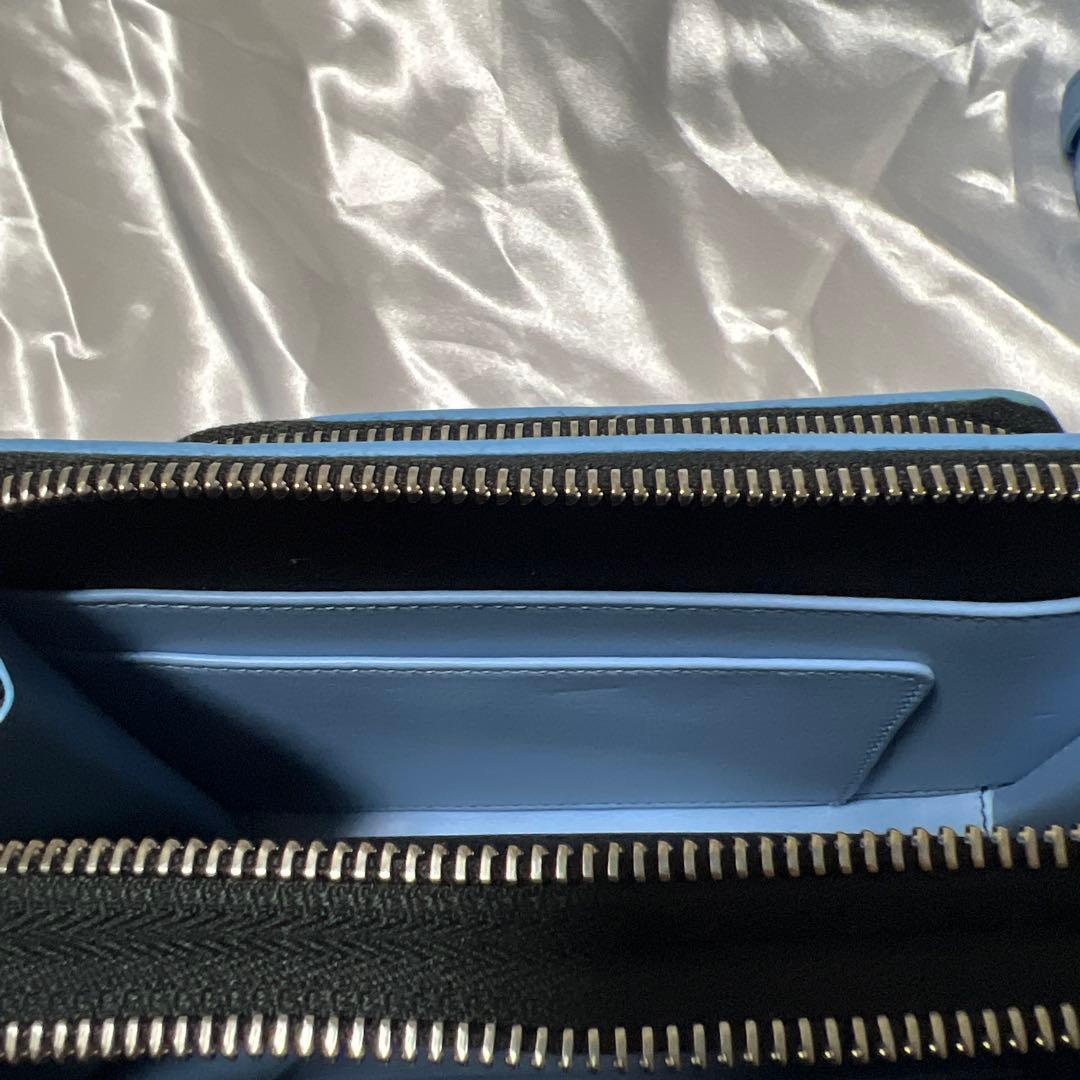 未使用　バーバリーロンドン ユニセックス水色 クロスボディバッグ