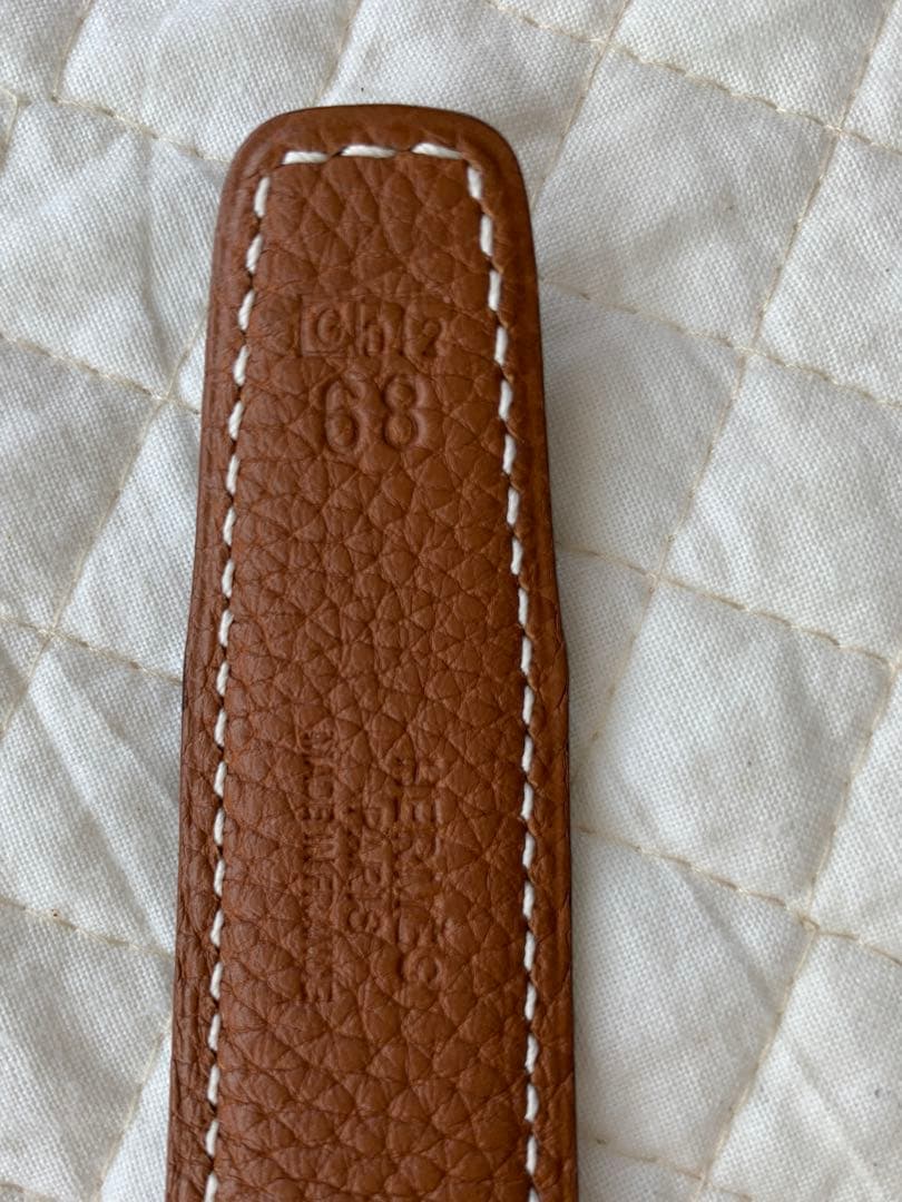 エルメス　リバーシブルベルト　68 バックルなし