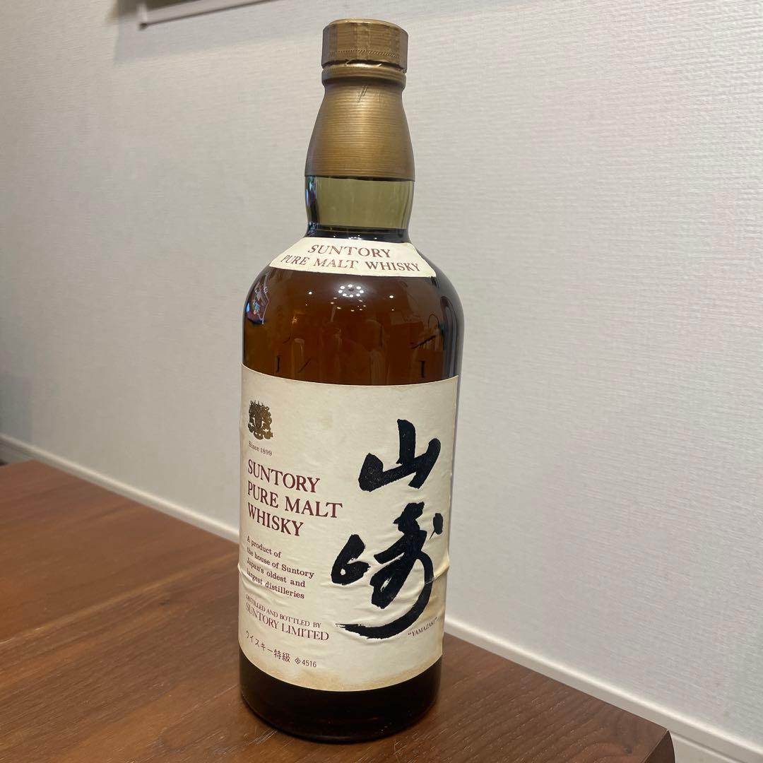サントリーピュアモルトウイスキー　山崎　特級　初期ラベル　4516 未開封