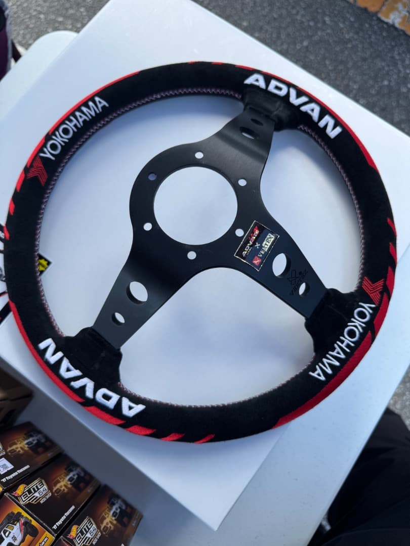 パーツ Vertex Steering Wheel ADVAN