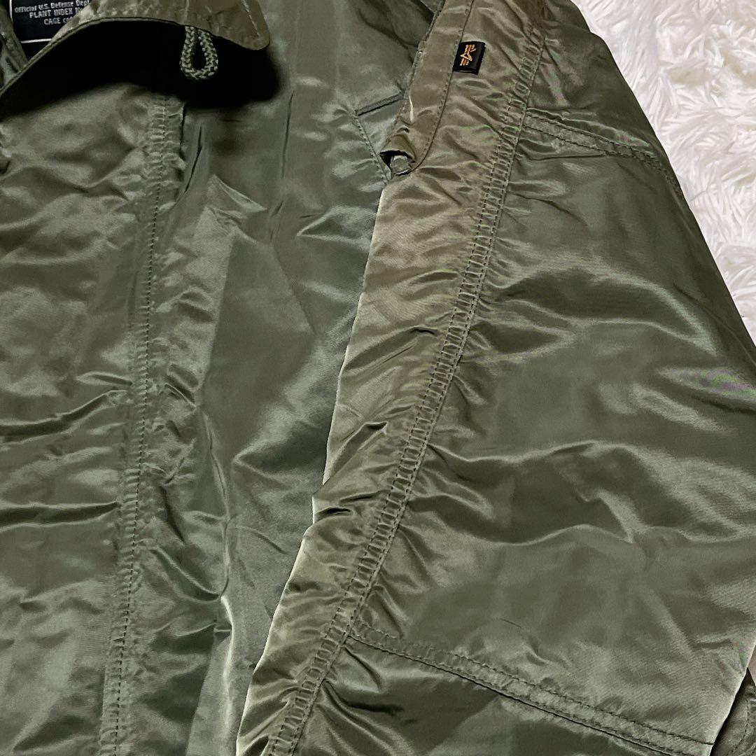 人気　アルファインダストリーズ　N-3bフライトジャケットM ミリタリー