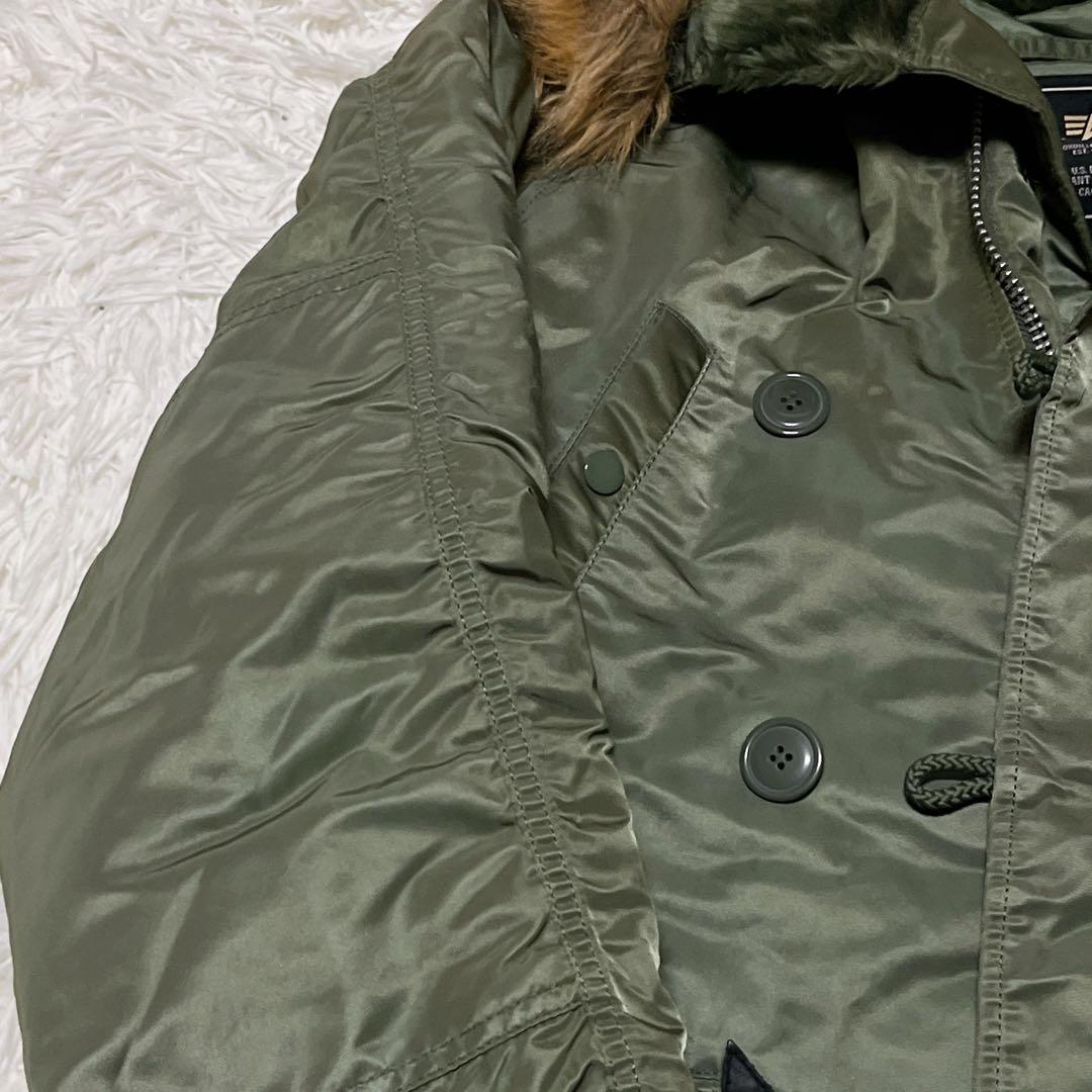 人気　アルファインダストリーズ　N-3bフライトジャケットM ミリタリー