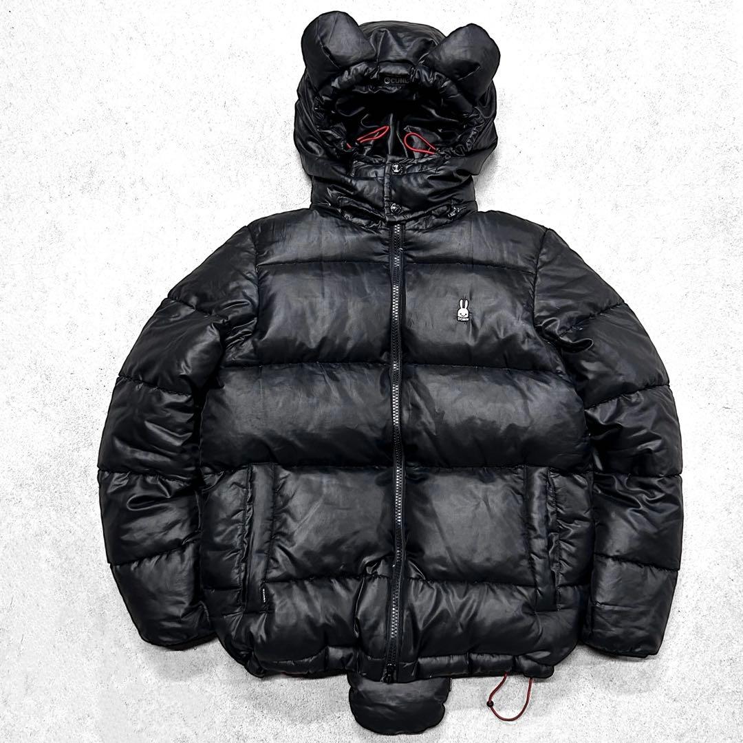 専用！CUNE 耳 しっぽ 付き 刺繍ロゴ ダウンジャケット ドローコード