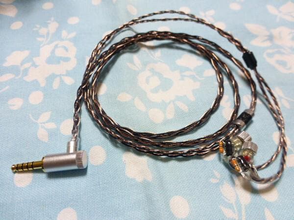 JH Audio 4ピン 102SSC 8N-ofc 4.4mm L字 固定抵抗