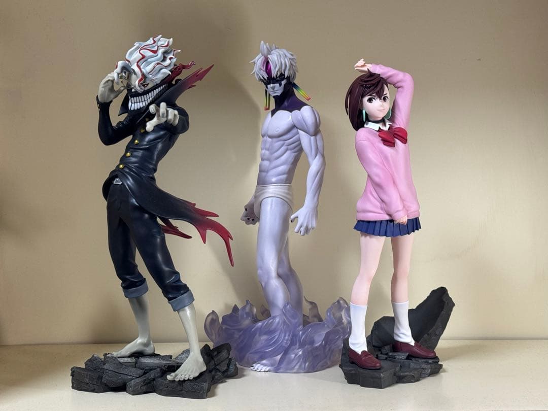 最終値下げ ダンダダン 一番くじ オカルン モモ ジジ フィギュア 3体セット