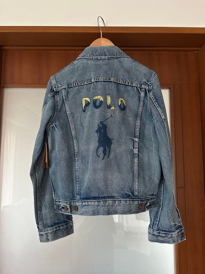 新品 Polo RALPH LAUREN刺繍ロゴ デニムジャケット