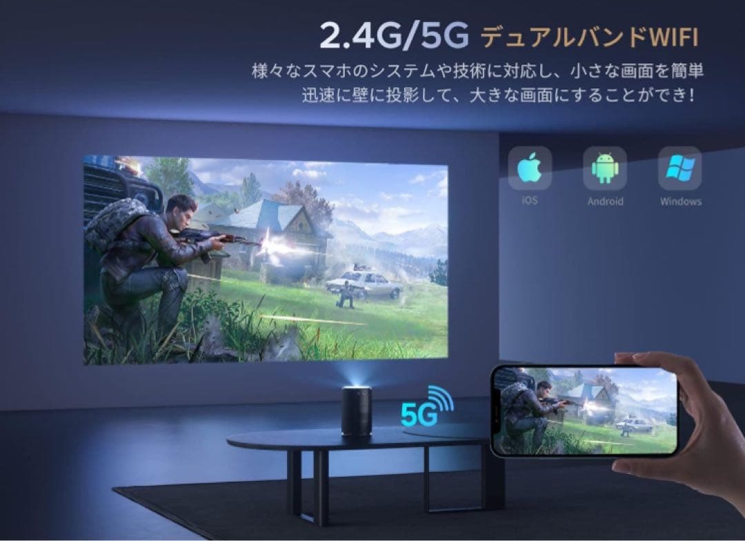 定価23000円！【2024最新】家庭用プロジェクター小型 自動台形補正