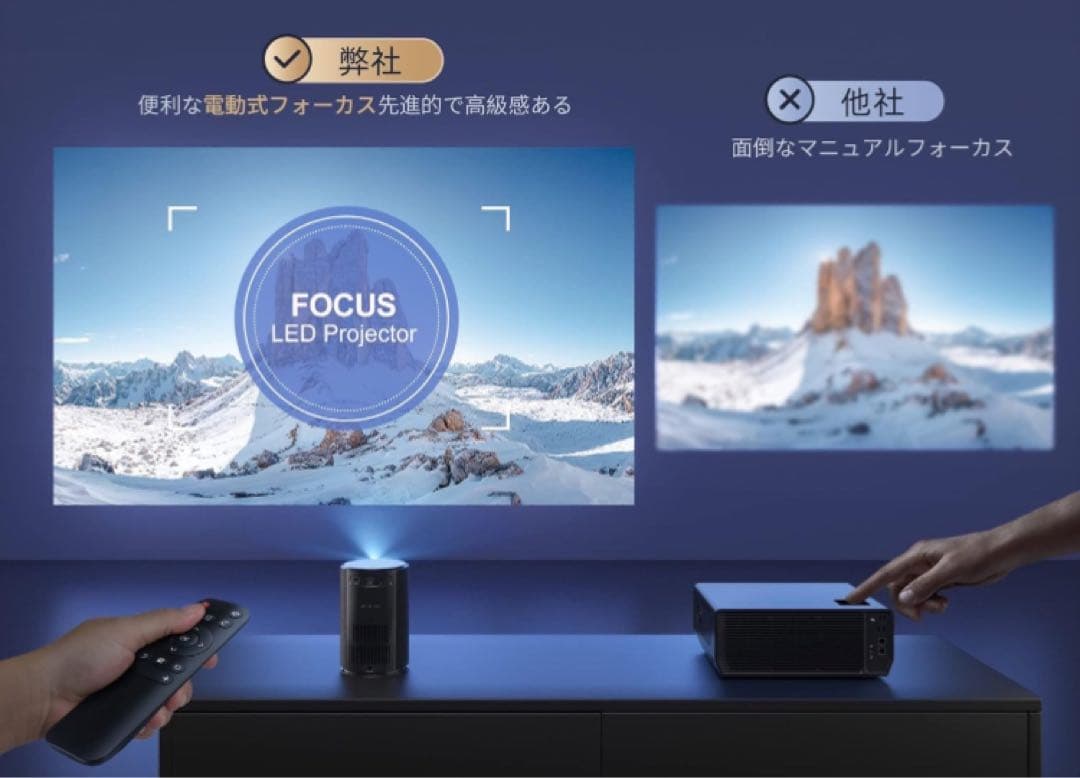 定価23000円！【2024最新】家庭用プロジェクター小型 自動台形補正