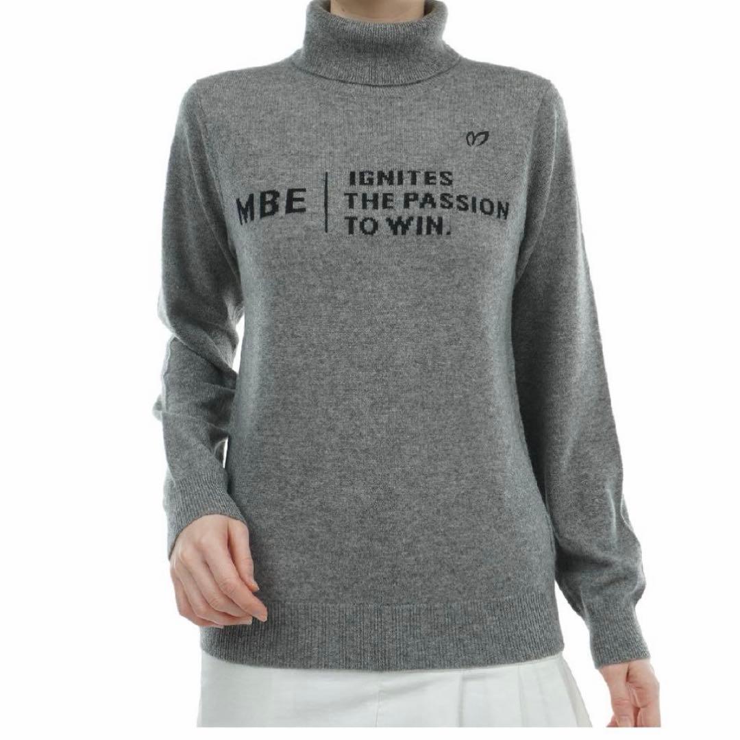 マスターバニー　カシミヤハイネックセーター　グレー　Ｍ