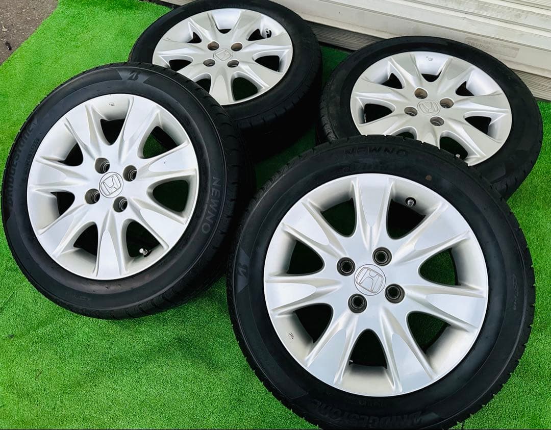 ホンダ アルミタイヤ 4本 2025年 NEWNO 195/55R15